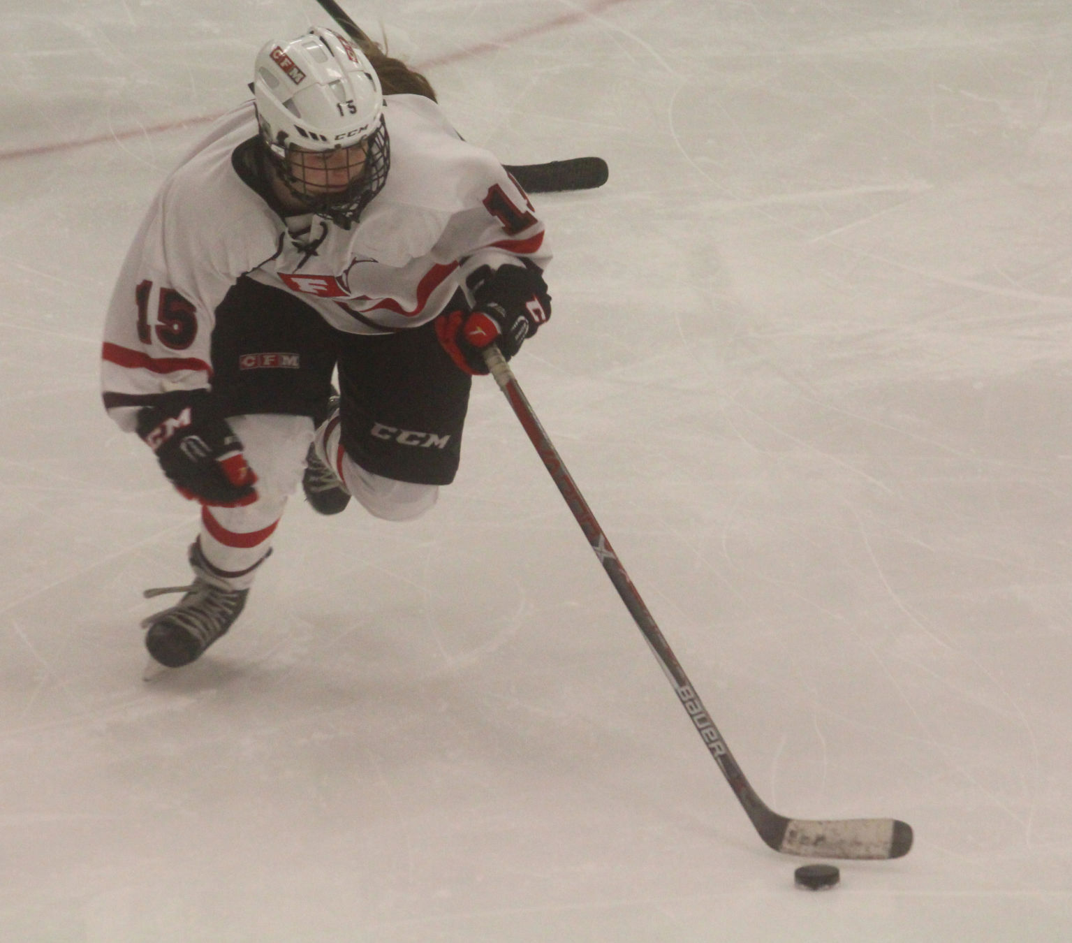 Chi-Hi/Menomonie girls hockey vs Appleton United at Eau Claire 12-28-17